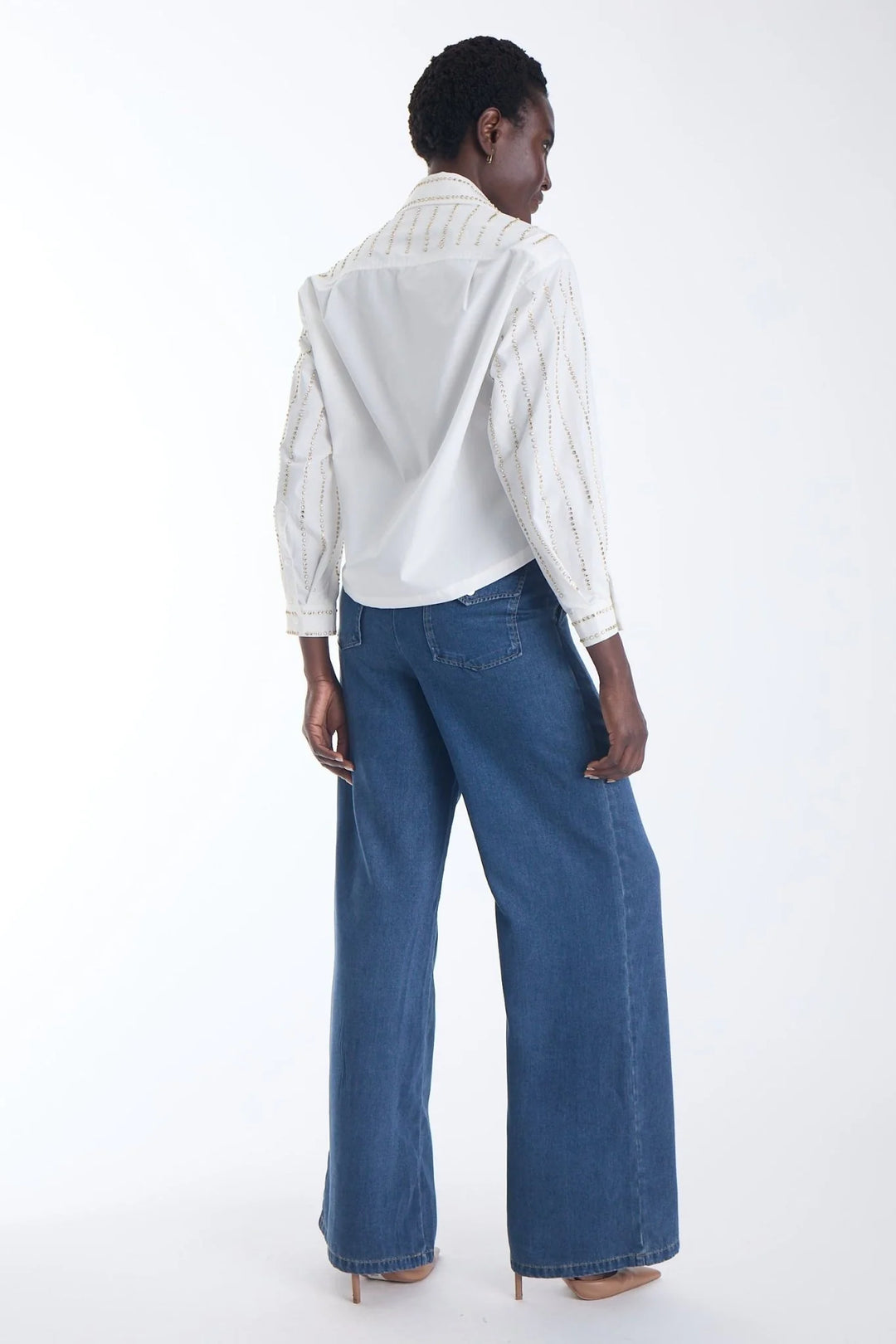 Karina Grimaldi Amelie Embellished Shirt