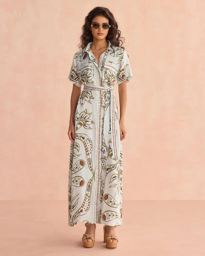 Omika Amira Maxi Dress - Capri by Sunset & Co.