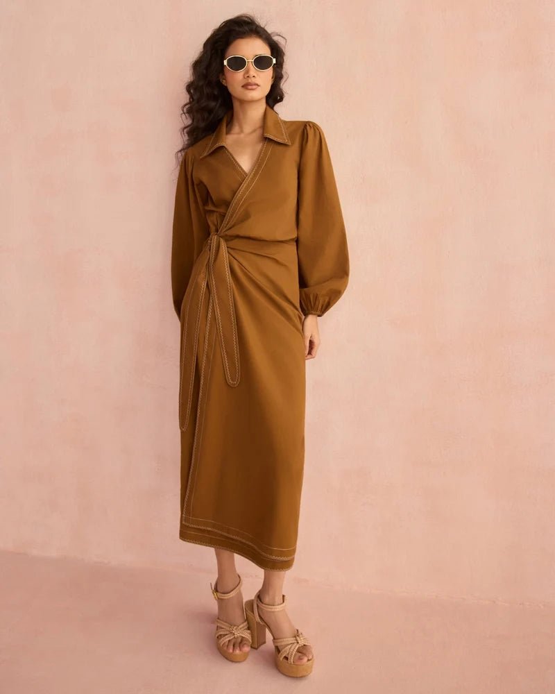 Omika Avery Midi Dress - Capri by Sunset & Co.