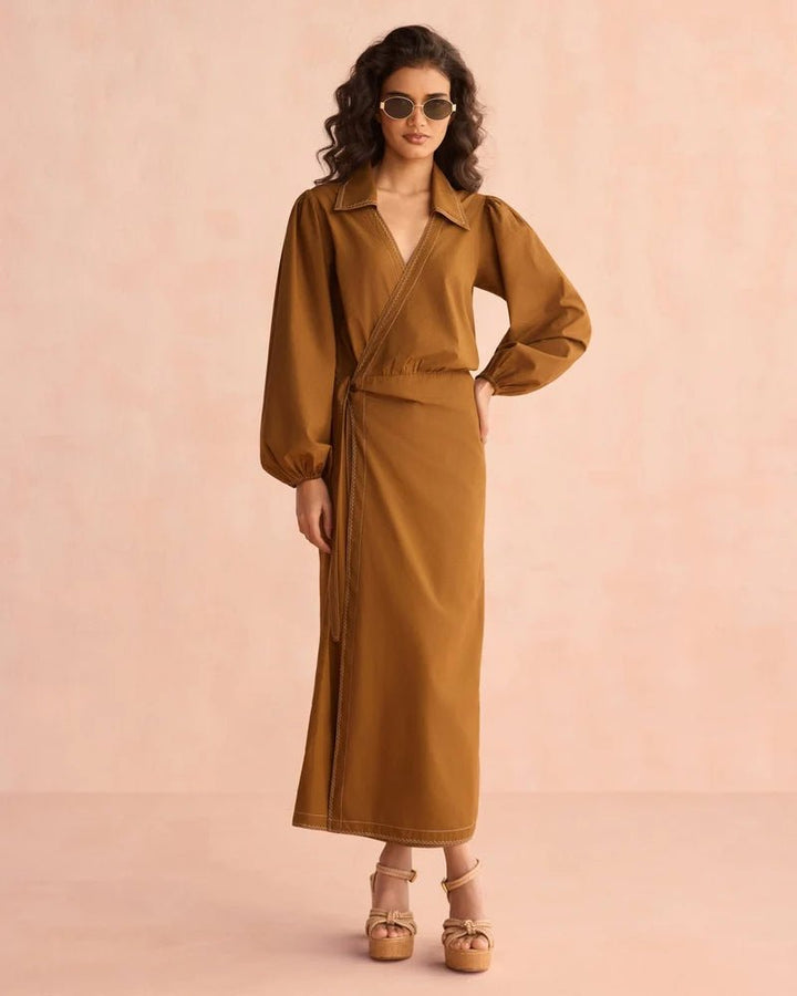 Omika Avery Midi Dress - Capri by Sunset & Co.