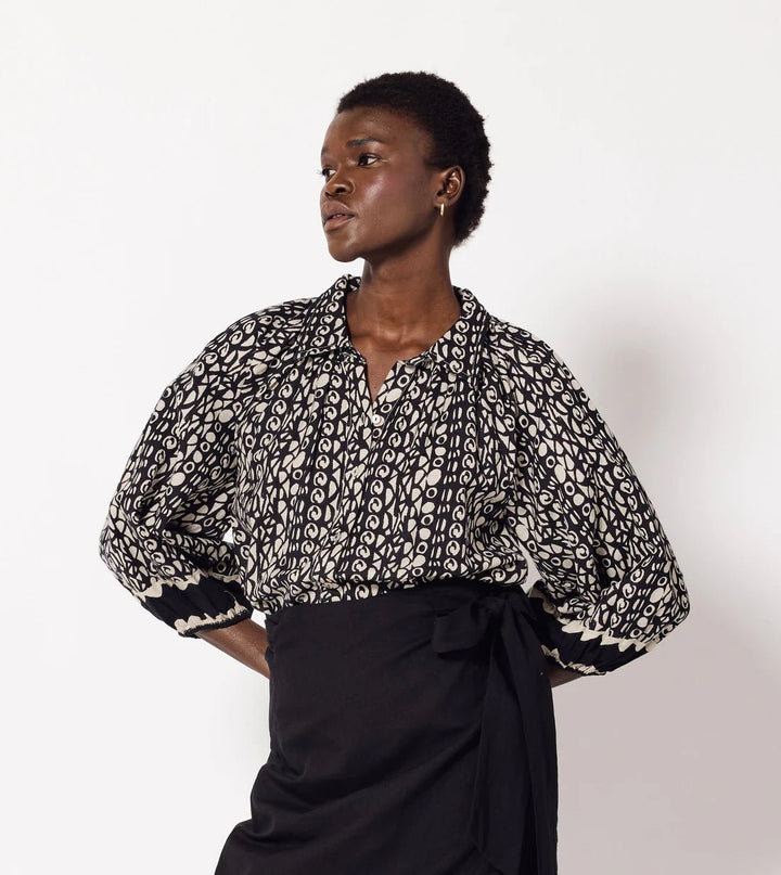 Cleobella Azana Blouse - Capri by Sunset & Co.