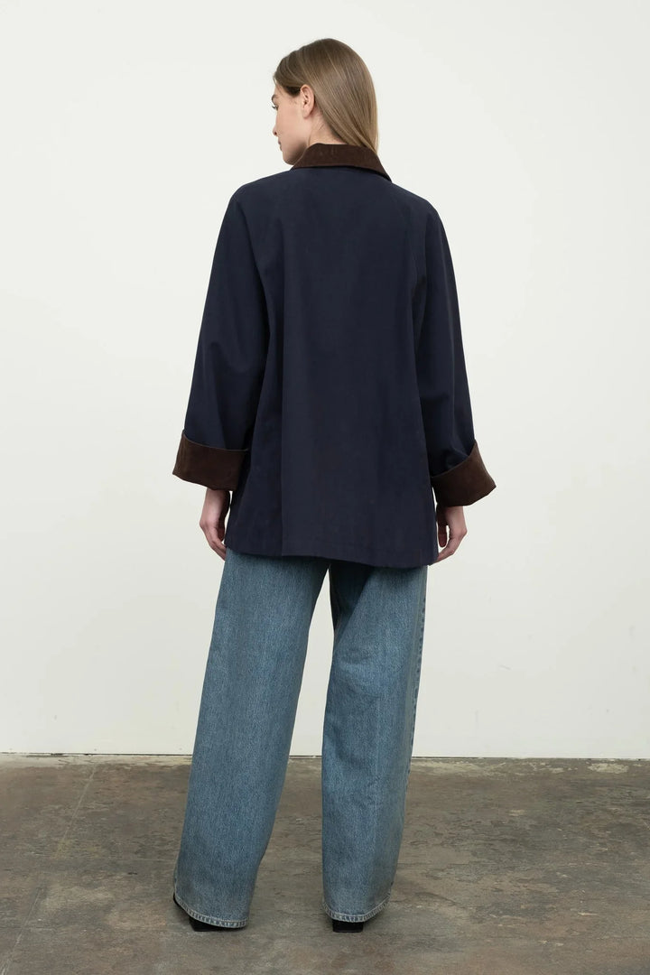 Moon River Corduroy Button Up Jacket