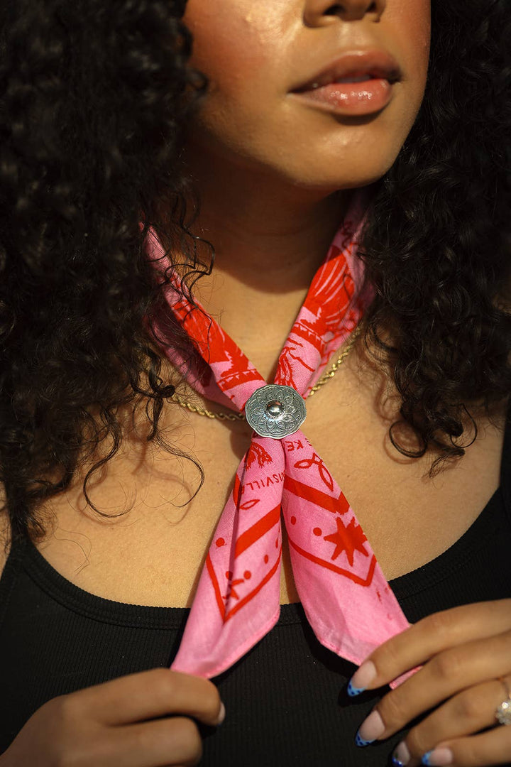 Round Concho Bandana Slide