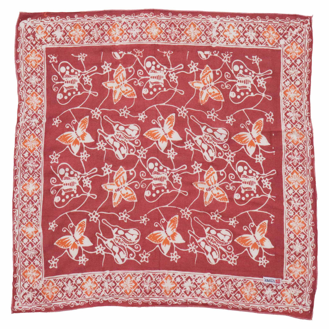 Hand Dyed Batik Bandana