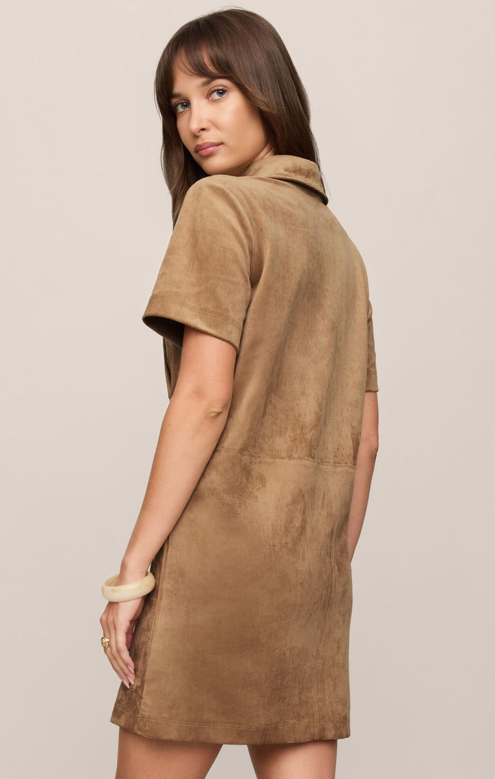 Z Supply Leone Suede Mini Dress - Capri by Sunset & Co.