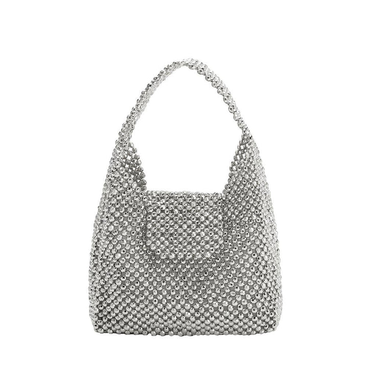Melie Bianco Krystal Beaded Top Handle Bag