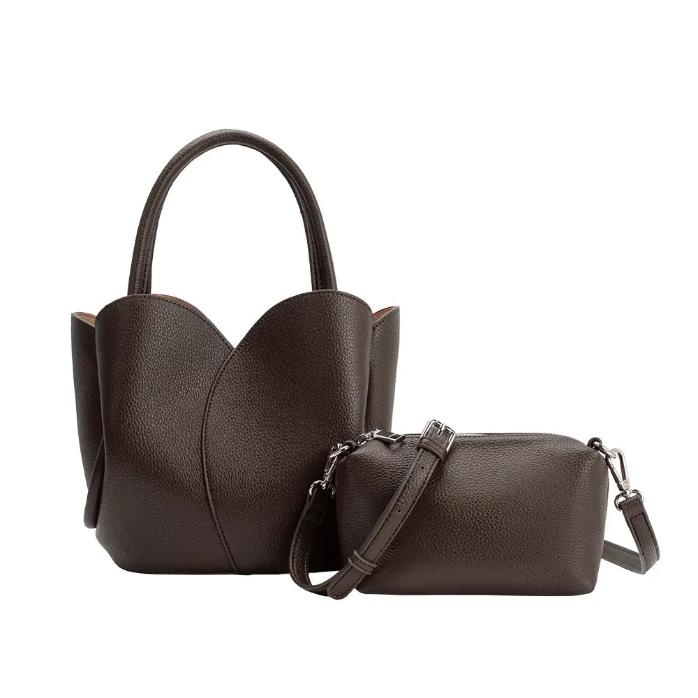 Melie Bianco Tulip Recycled Vegan Top Handle Bag - Capri by Sunset & Co.