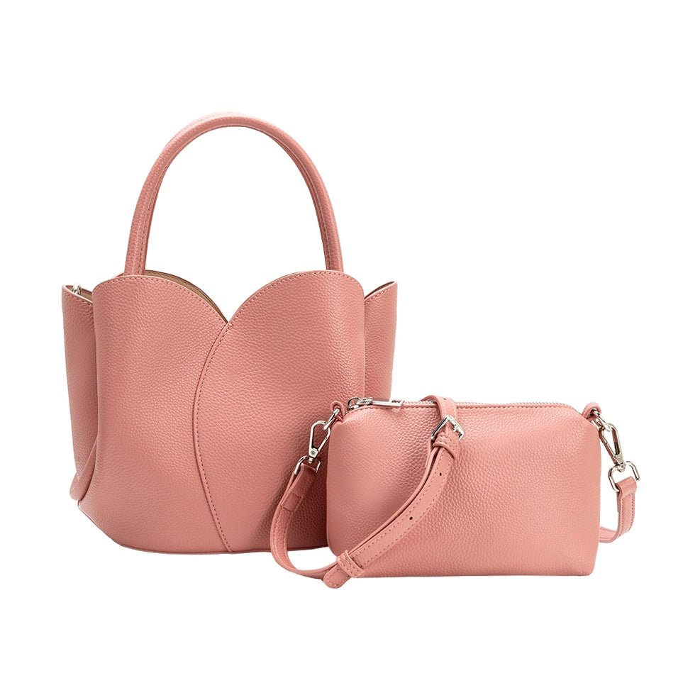 Melie Bianco Tulip Recycled Vegan Top Handle Bag - Capri by Sunset & Co.
