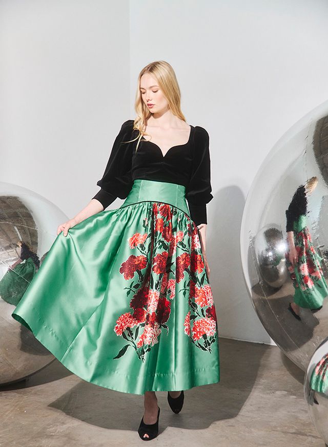 Hunter Bell Nolita Skirt - Capri by Sunset & Co.