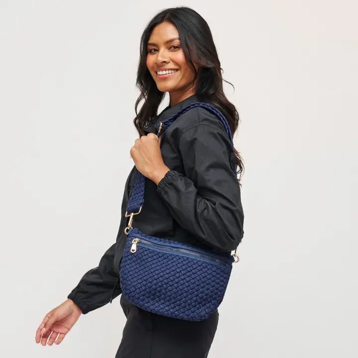 Sol and Selene Ethereal Woven Crossbody - Capri by Sunset & Co.
