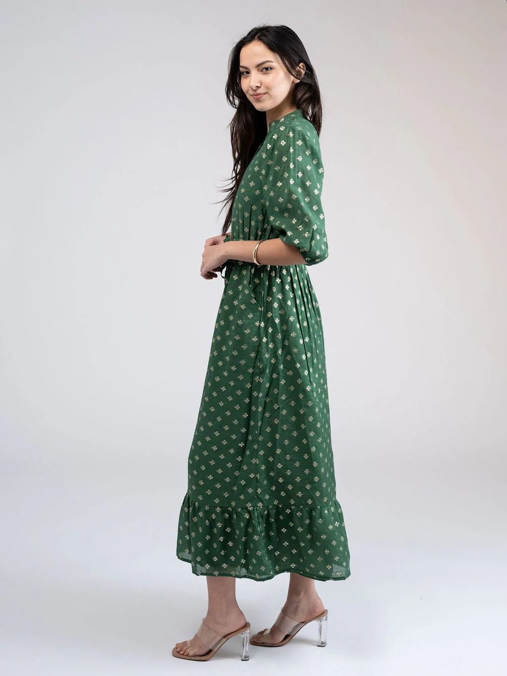 Beau & Ro Lily Midi Dress - Capri by Sunset & Co.