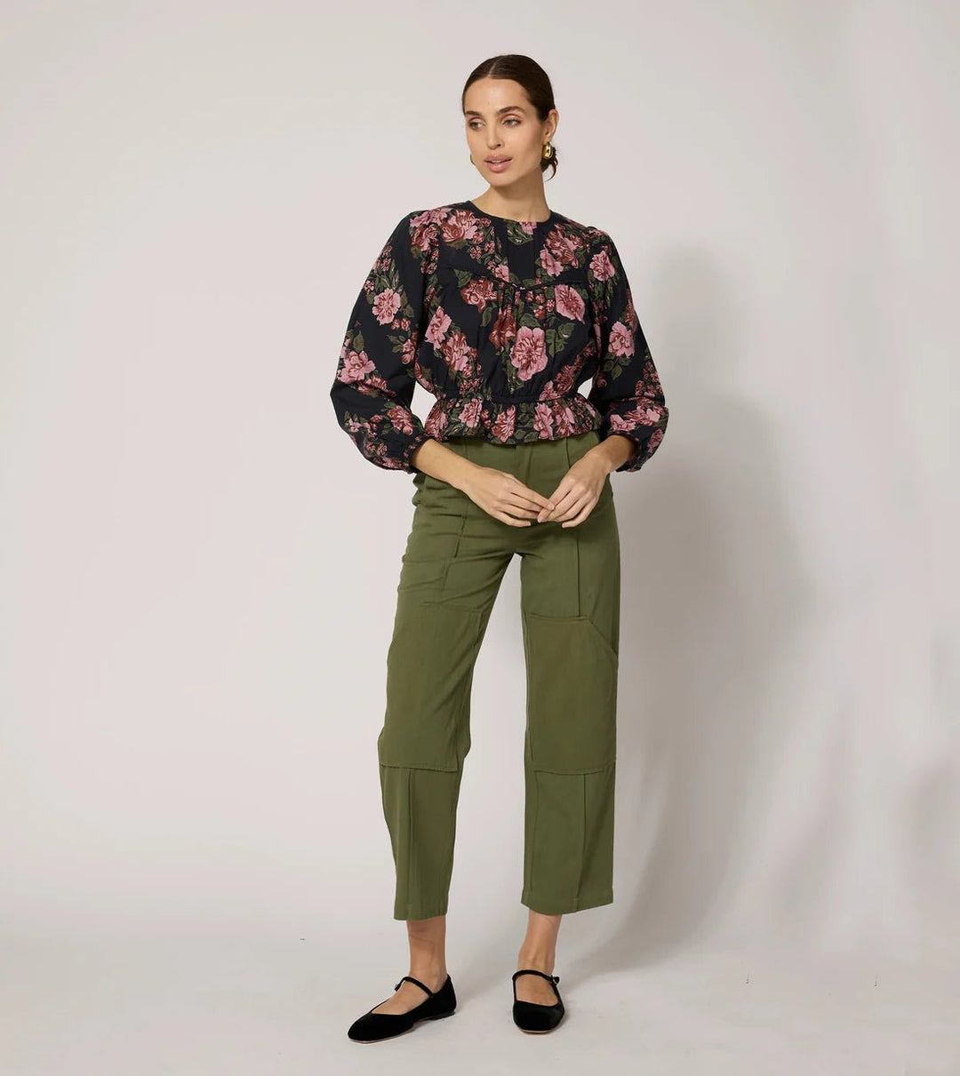 Cleobella Bernadette Blouse - Capri by Sunset & Co.