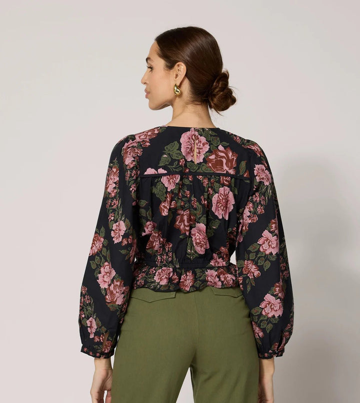 Cleobella Bernadette Blouse - Capri by Sunset & Co.