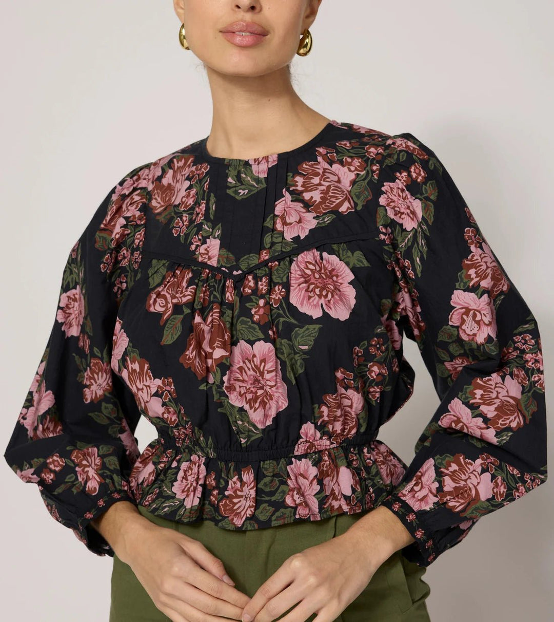 Cleobella Bernadette Blouse - Capri by Sunset & Co.