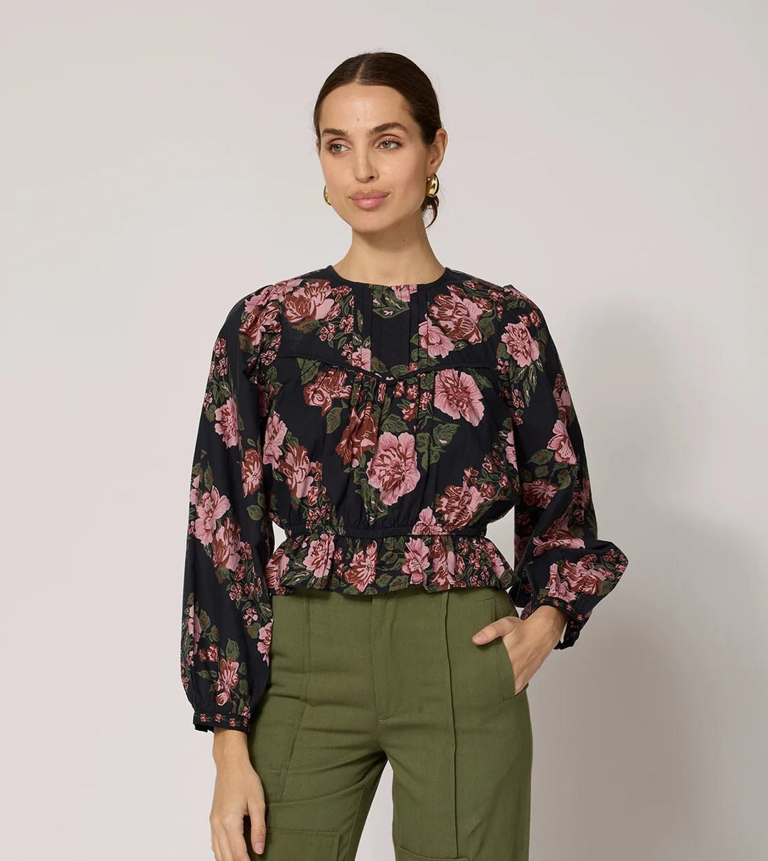 Cleobella Bernadette Blouse - Capri by Sunset & Co.