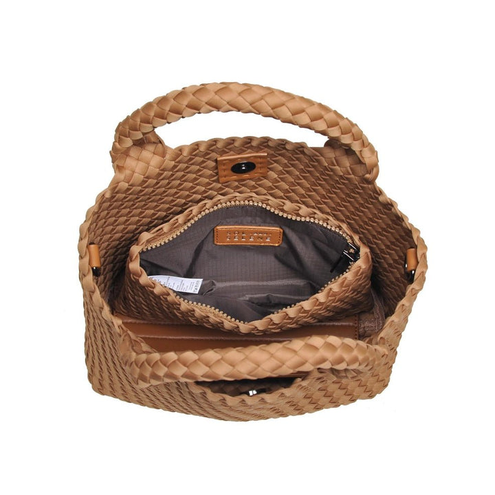 Sol and Selene Small Sky's The Limit Woven Crossbody - Capri by Sunset & Co.