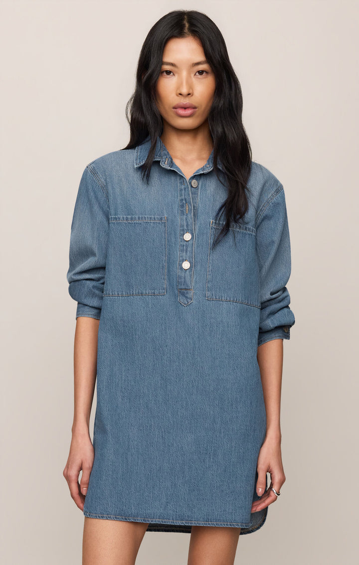 Z Supply Lucie Denim Shirt Dress