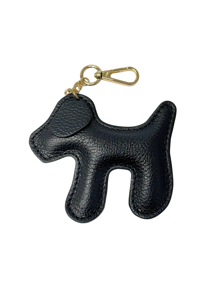 Dog Leather Keychain