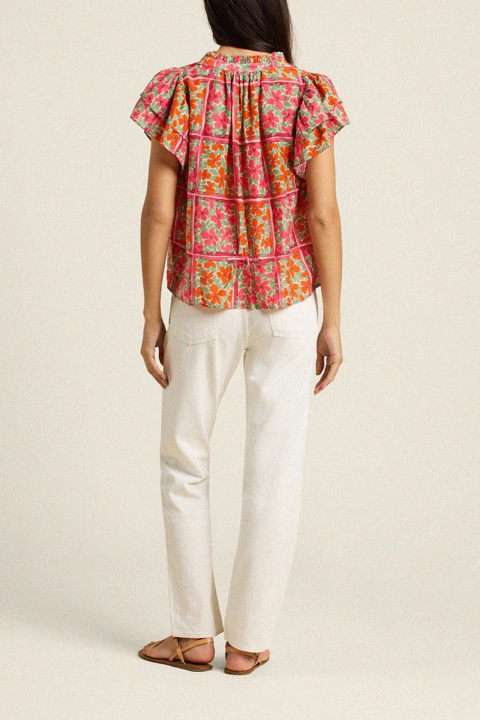 Trovata Violette Blouse - Capri by Sunset & Co.
