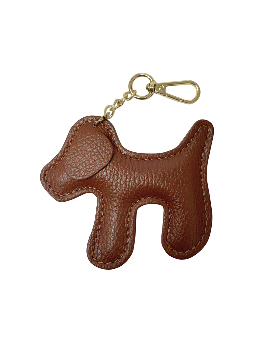 Dog Leather Keychain