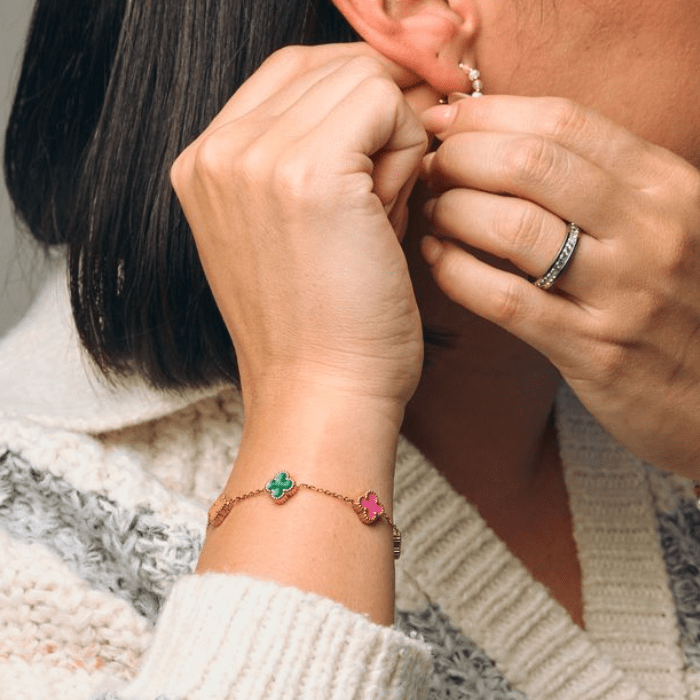 Nikki Smith Designs Krista Crystal Band Ring - Gold - Capri by Sunset & Co.