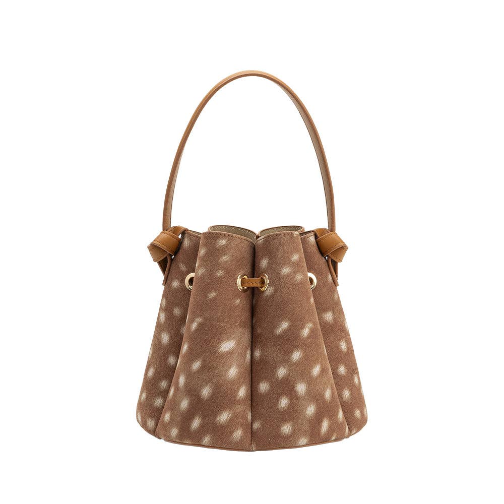Melie Bianco Laguna Mini Vegan Suede Top Handle Bag