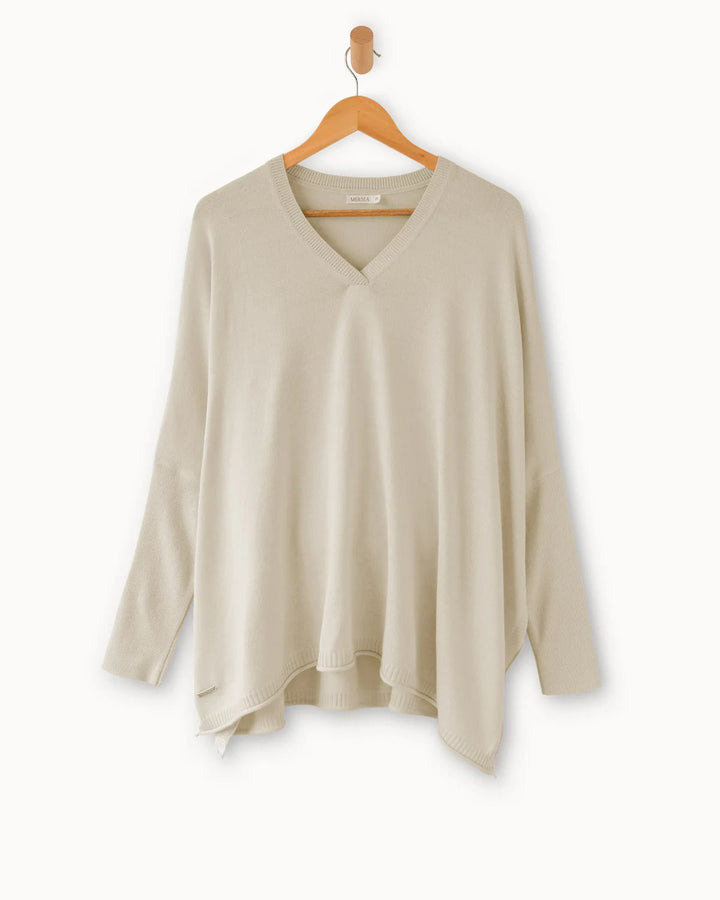 MERSEA Catalina V - Neck Sweater - Capri by Sunset & Co.