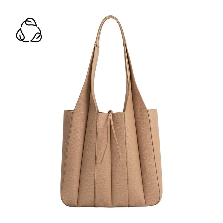 Melie Bianco Harper Recycled Vegan Leather Tote Bag - Capri by Sunset & Co.