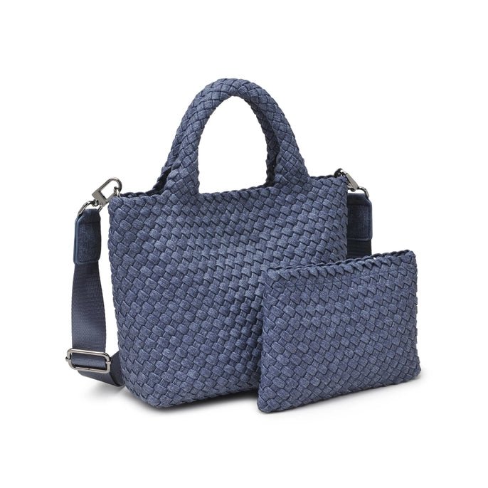 Sol and Selene Small Sky's The Limit Woven Neoprene Crossbody - Capri by Sunset & Co.