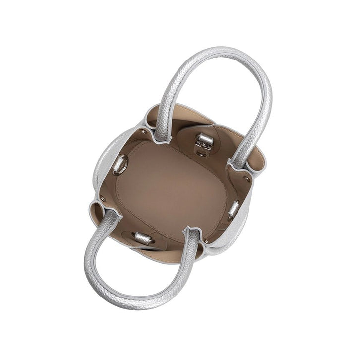 Melie Bianco Tulip Mini Recycled Vegan Leather Top Handle Bag - Capri by Sunset & Co.