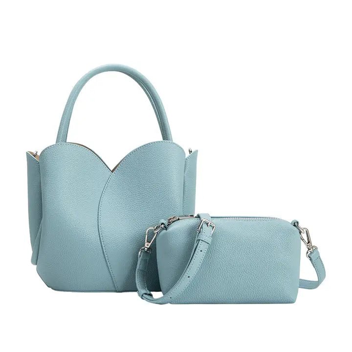 Melie Bianco Tulip Recycled Vegan Top Handle Bag - Capri by Sunset & Co.