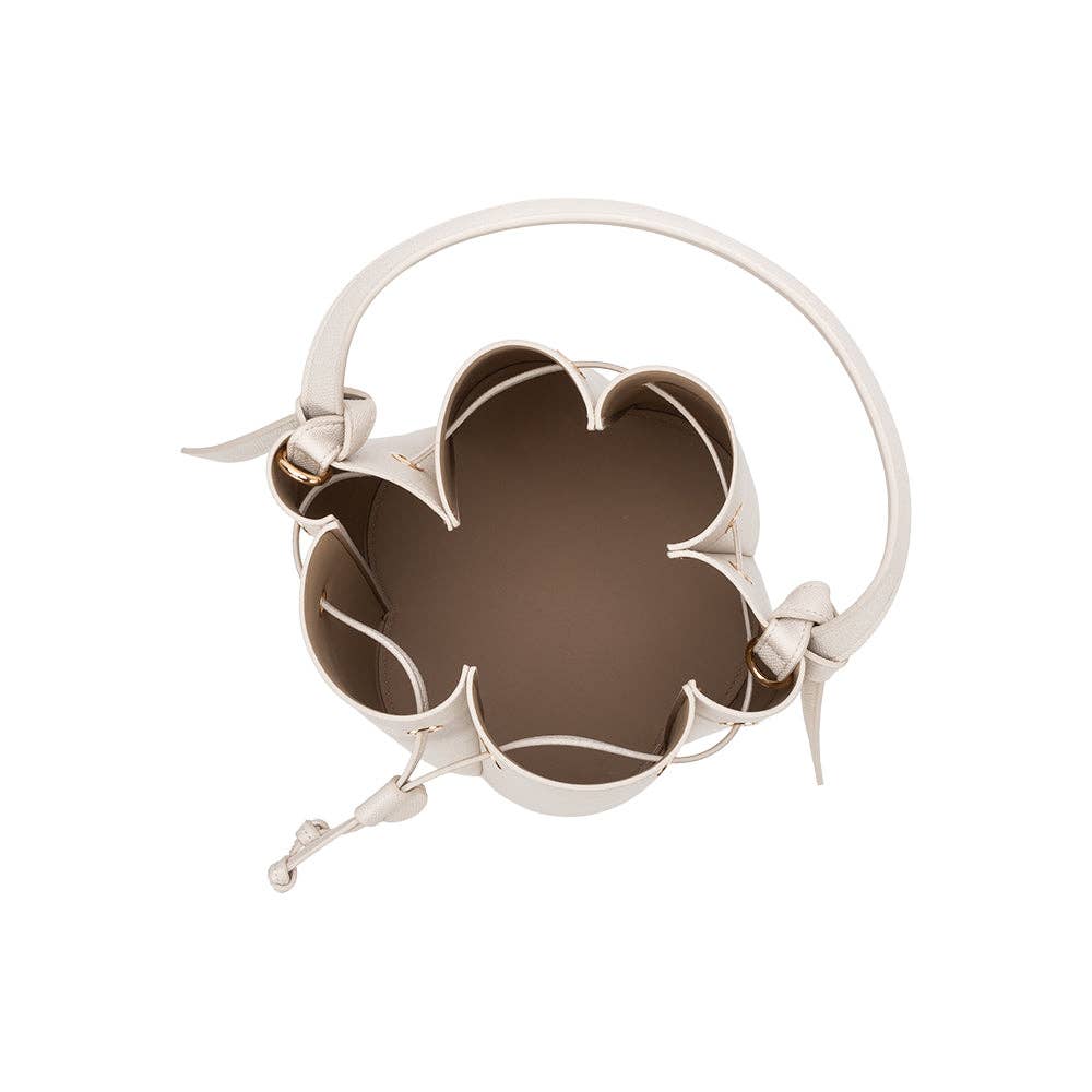 Melie Bianco Laguna Recycled Vegan Leather Top Handle Bag - Capri by Sunset & Co.