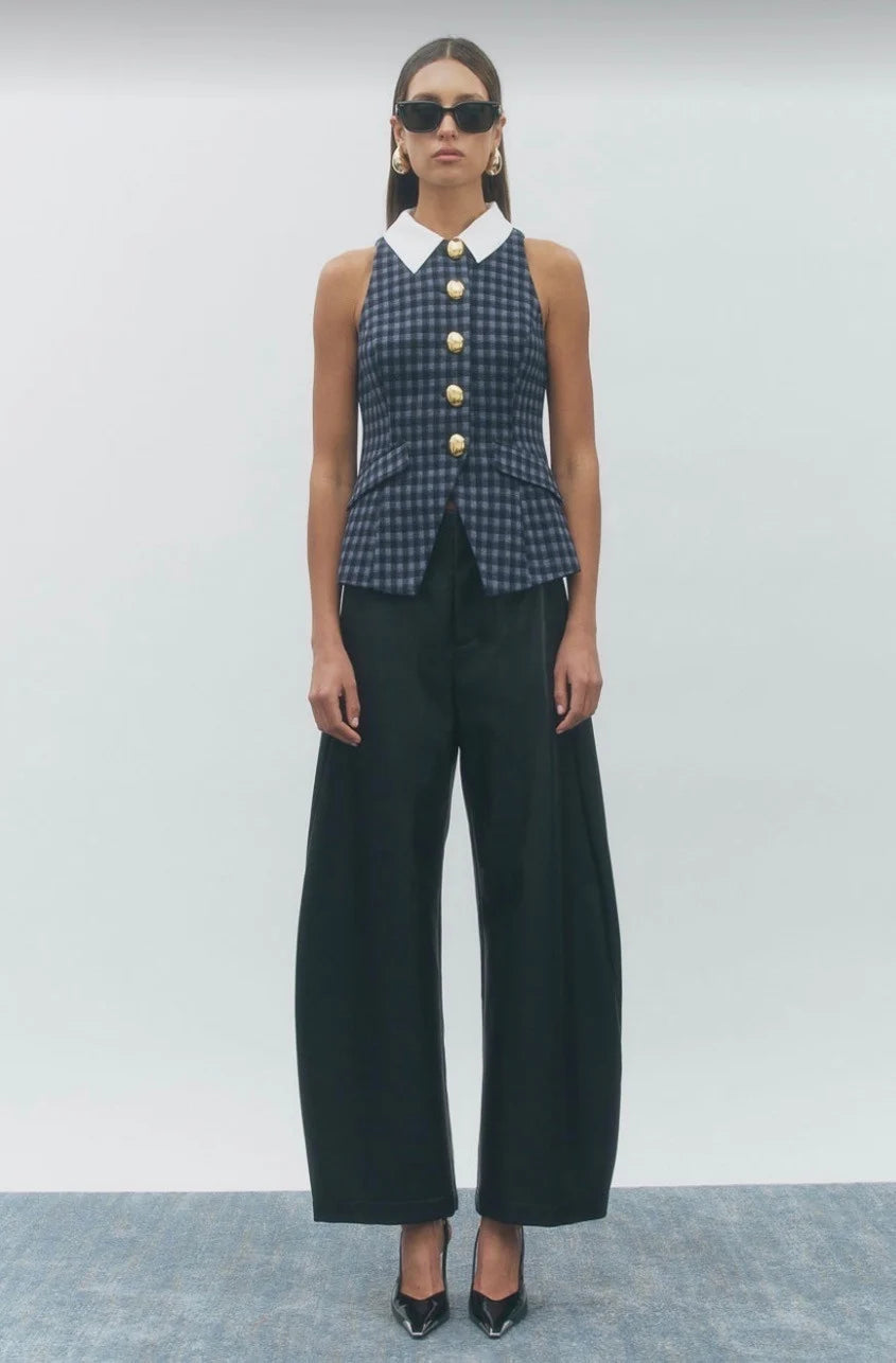 Maude Club Charlie Vest Gingham