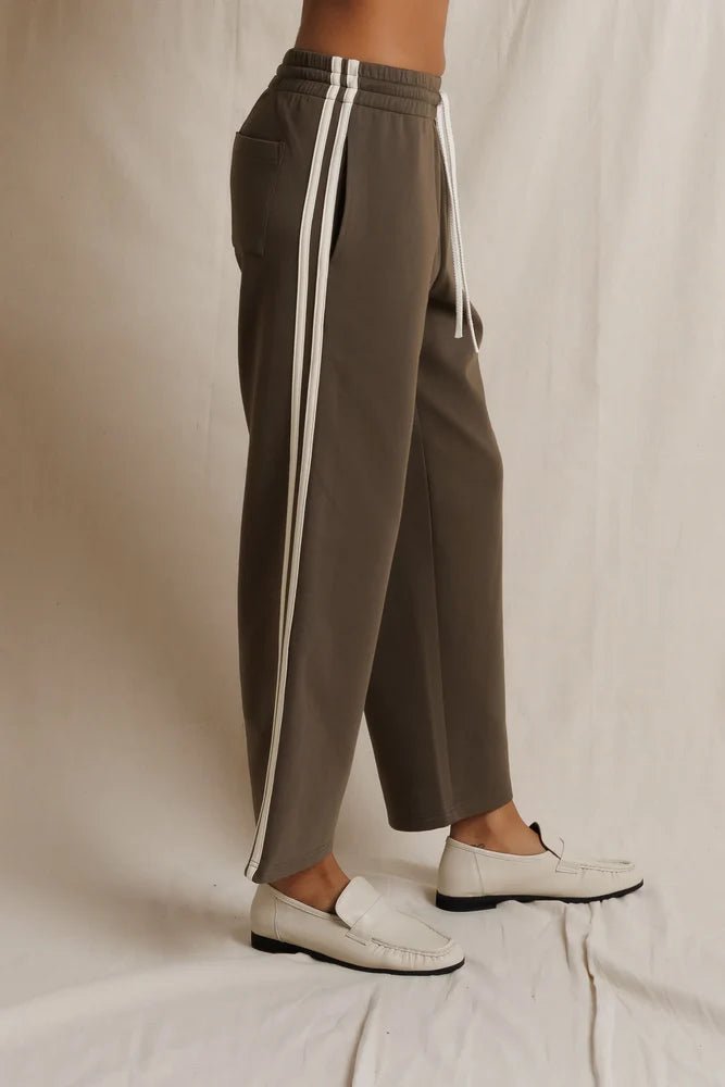 PerfectWhiteTee Claud Track Pant - Capri by Sunset & Co.