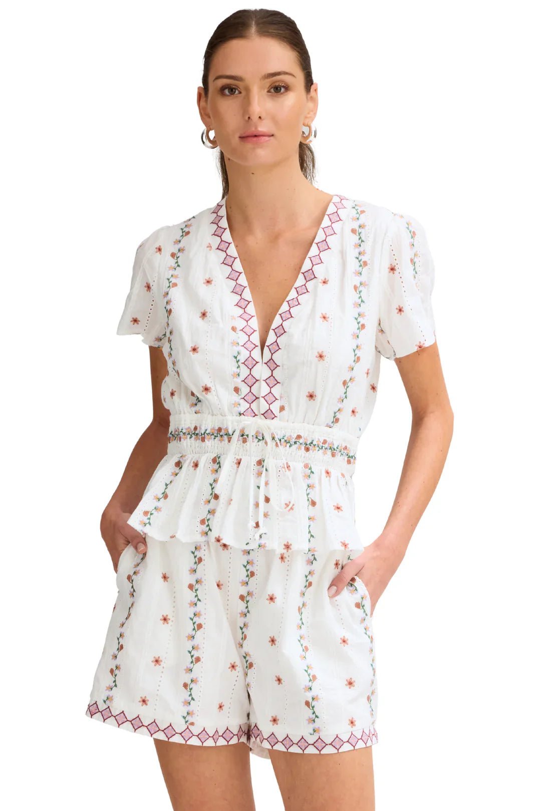 ALLISON New York Cordelia Top - Capri by Sunset & Co.