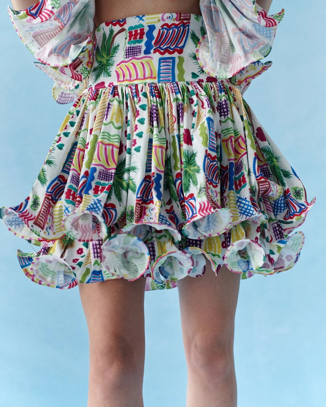 Celia B Cranberry Skirt - Capri by Sunset & Co.