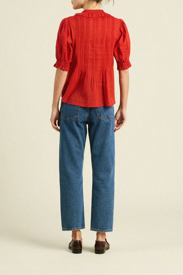 Trovata Jess Blouse - Capri by Sunset & Co.