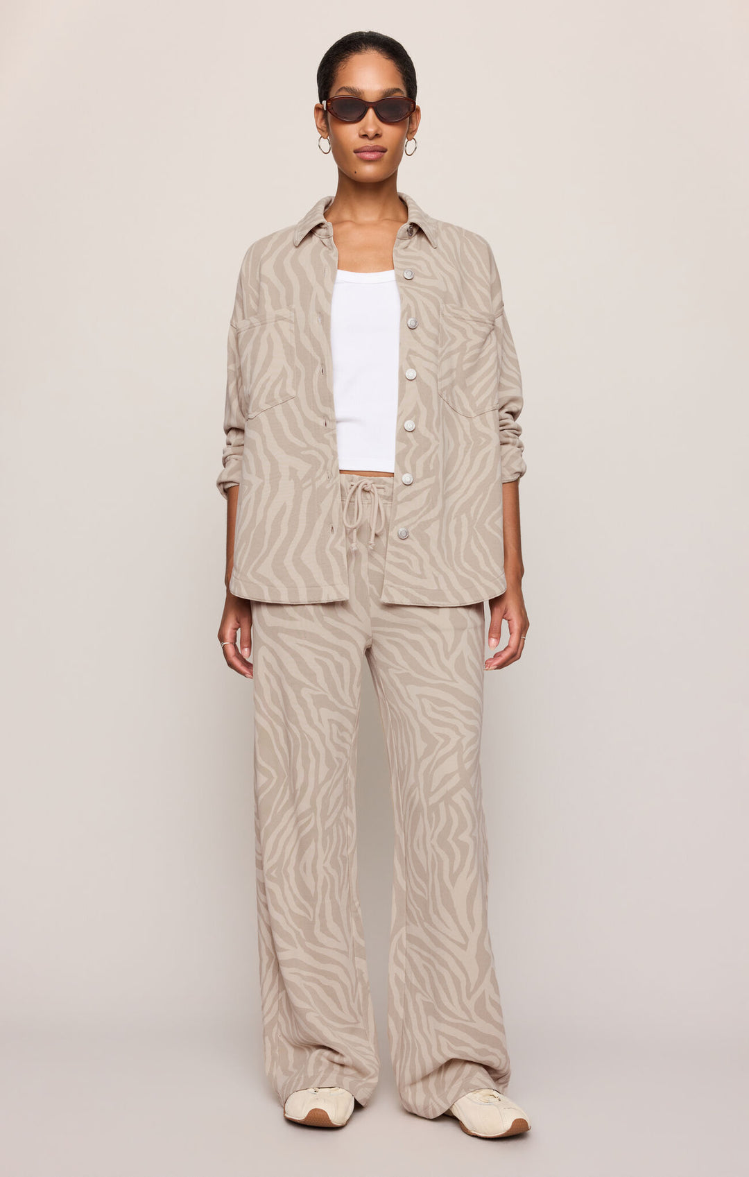 Z Supply All Day Knit Zebra Jacket