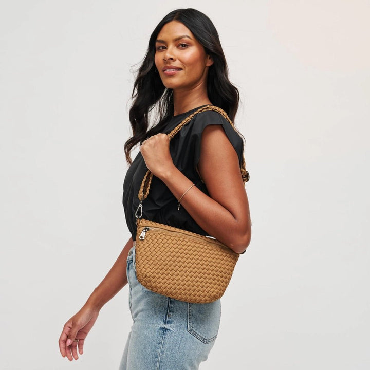 Sol and Selene Ethereal Woven Crossbody - Capri by Sunset & Co.