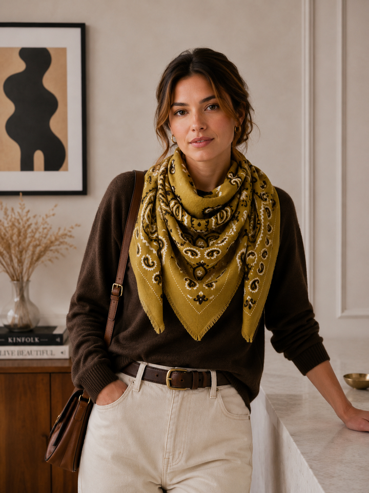 Woolen Square Bandana