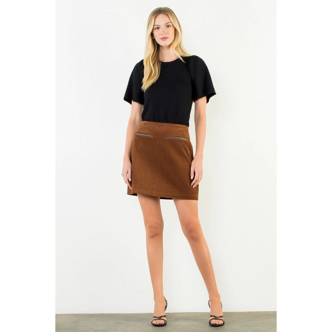 THML Corduroy Short Skirt