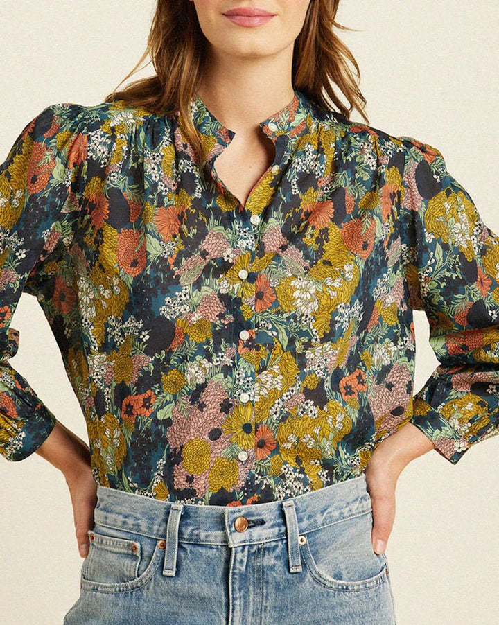 Trovata Clara Blouse - Capri by Sunset & Co.