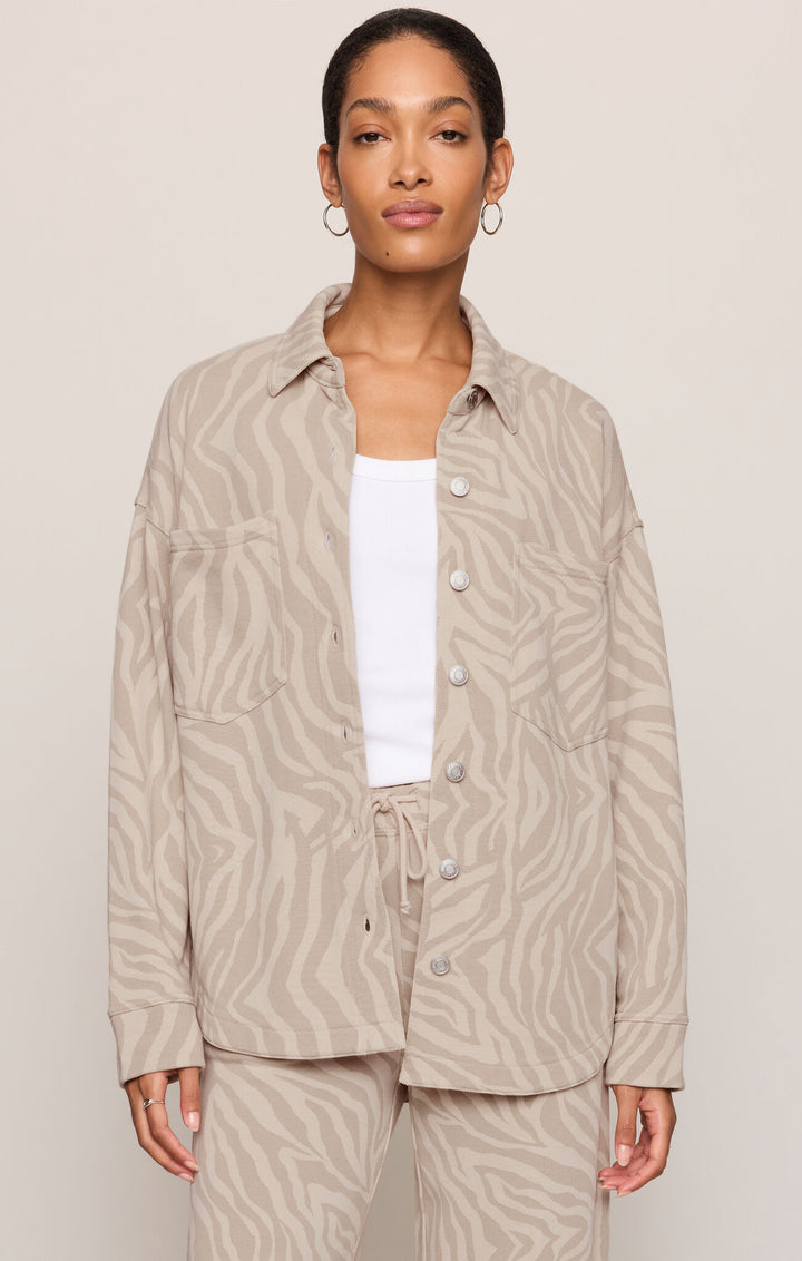 Z Supply All Day Knit Zebra Jacket