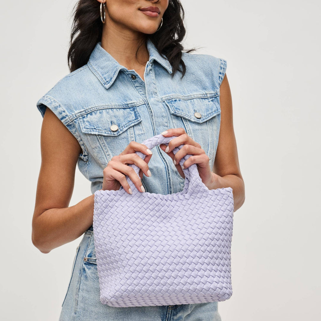 Sol and Selene Small Sky's The Limit Woven Crossbody - Capri by Sunset & Co.