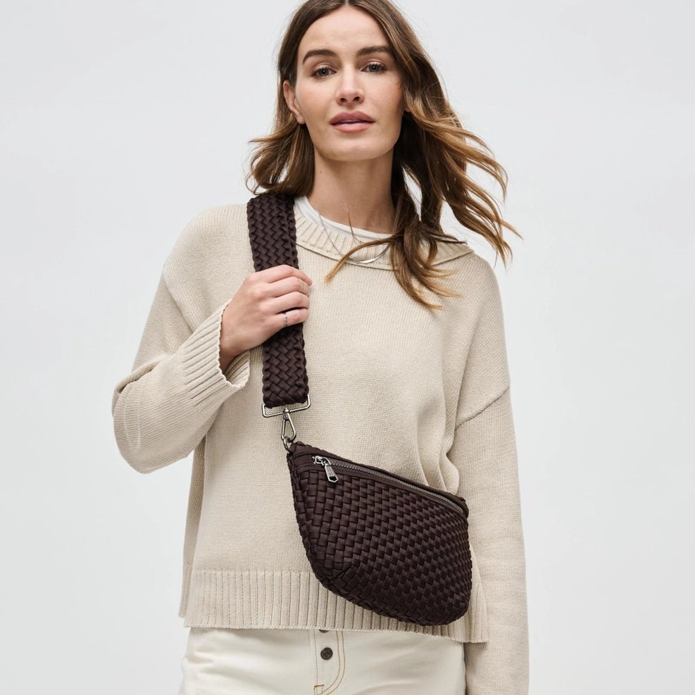 Sol and Selene Ethereal Laced Up Crossbody - Capri by Sunset & Co.