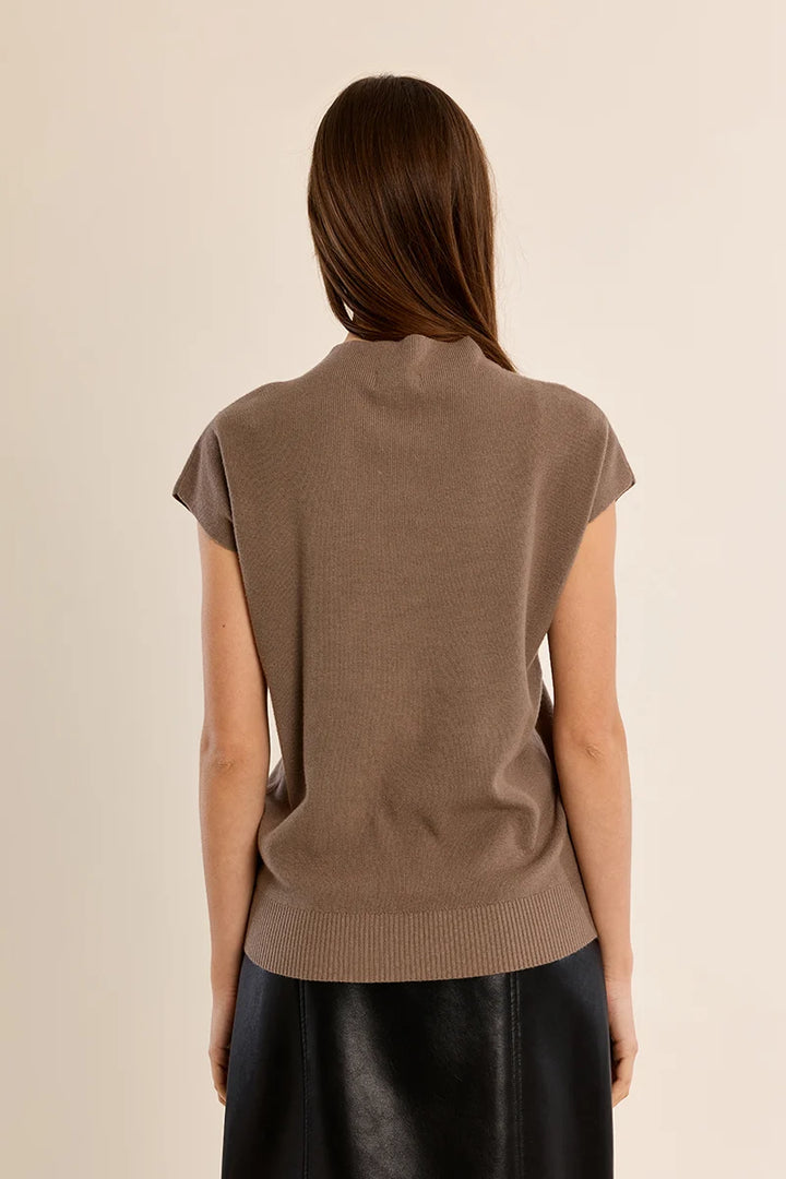 Moly Bracken Fine Knit Short Sleeve Sweater