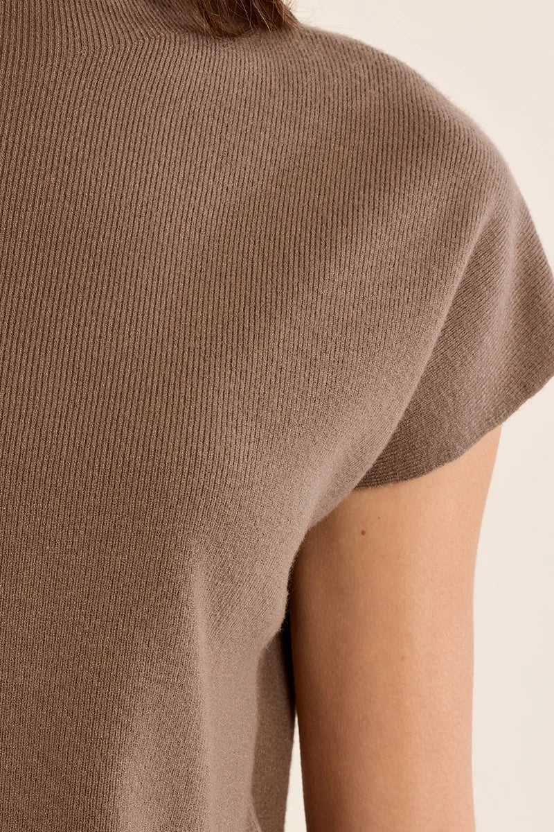 Moly Bracken Fine Knit Short Sleeve Sweater