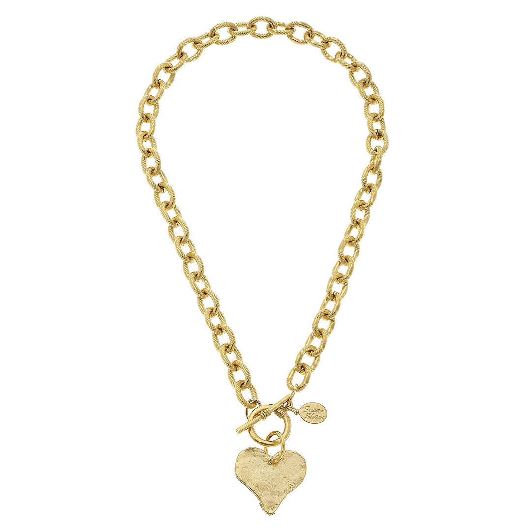 Susan Shaw Heart Toggle Necklace - Capri by Sunset & Co.