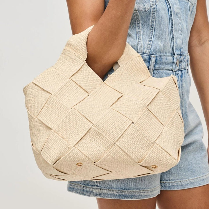 Sol and Selene Resilience Woven Tote - Capri by Sunset & Co.