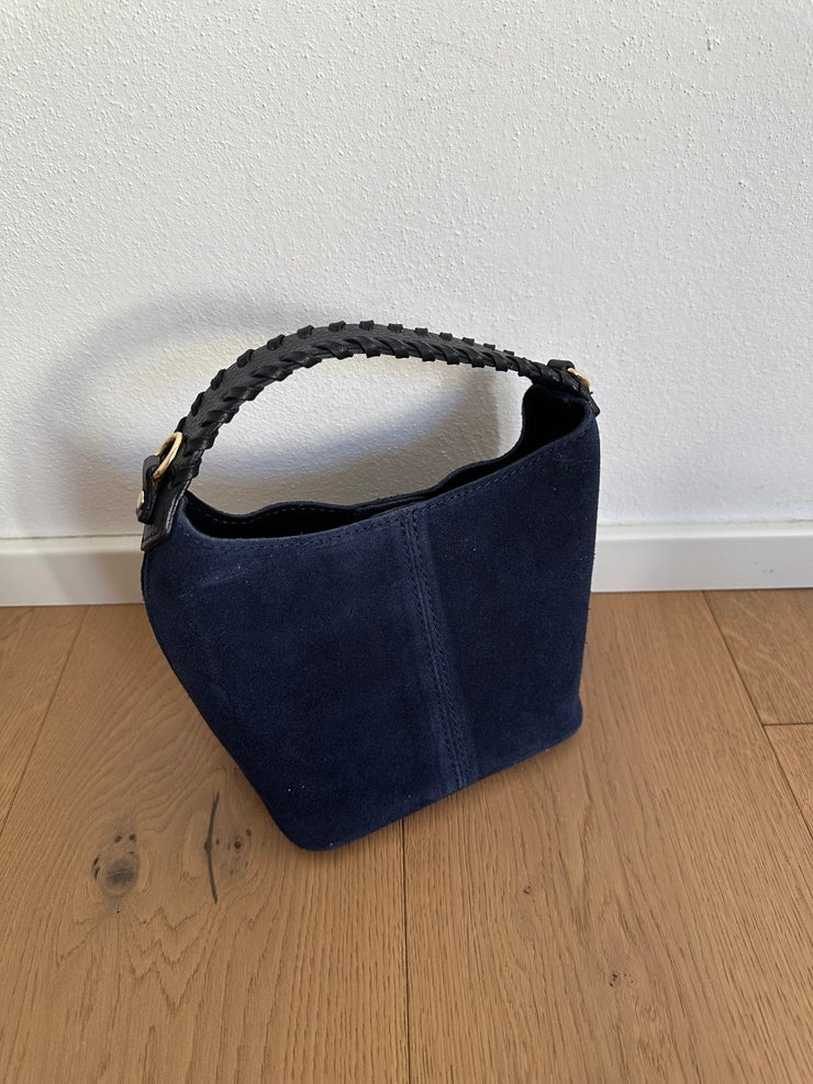 Emilia Mini Suede Bucket Bag